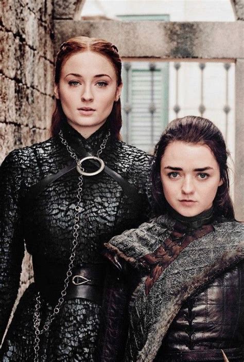 sansa lannister|sansa stark and her sister.